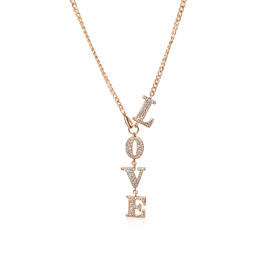 L.O.V.E Dangling Necklace