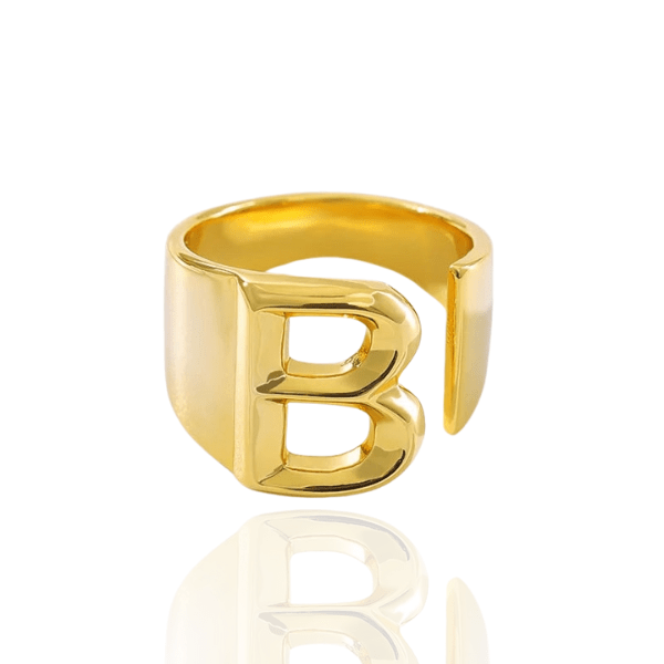 Modern Adjustable Initial Ring