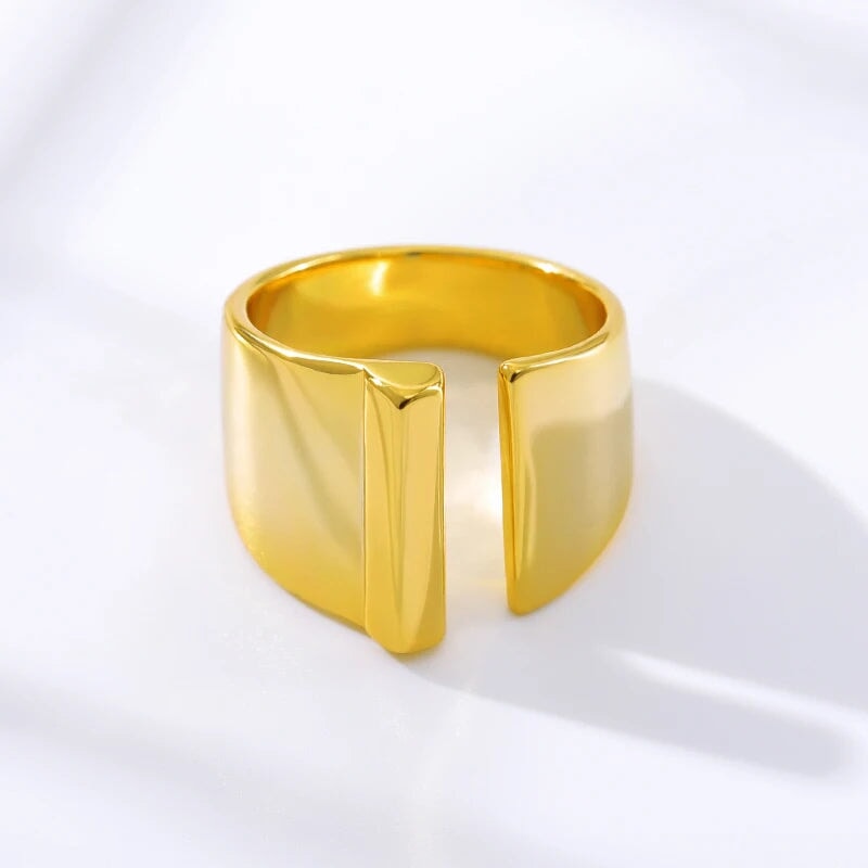 Modern Adjustable Initial Ring