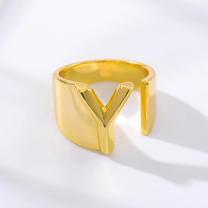 Modern Adjustable Initial Ring