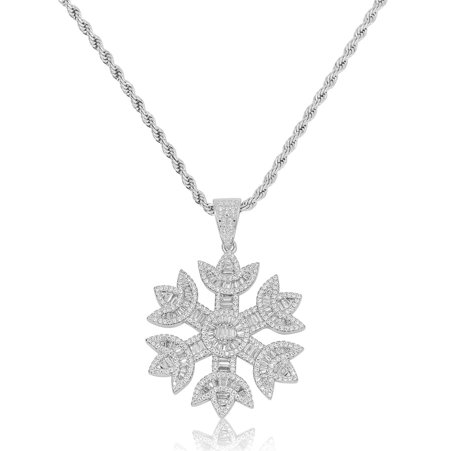 Silver Snowflake Pendant