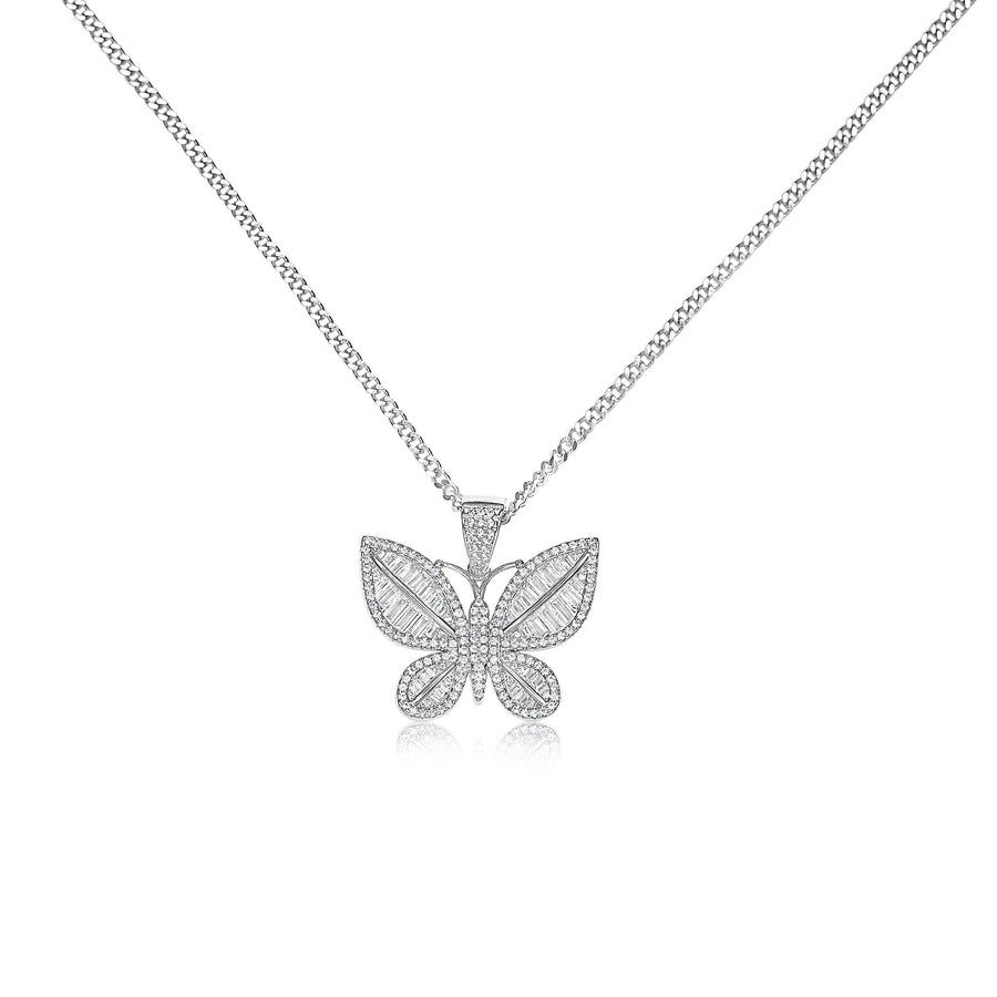 Icy Butterfly Pendant