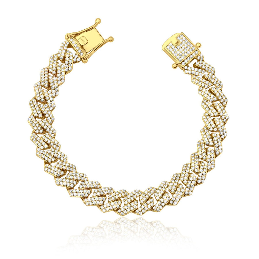 10 MM Diamond S-Link Bracelet
