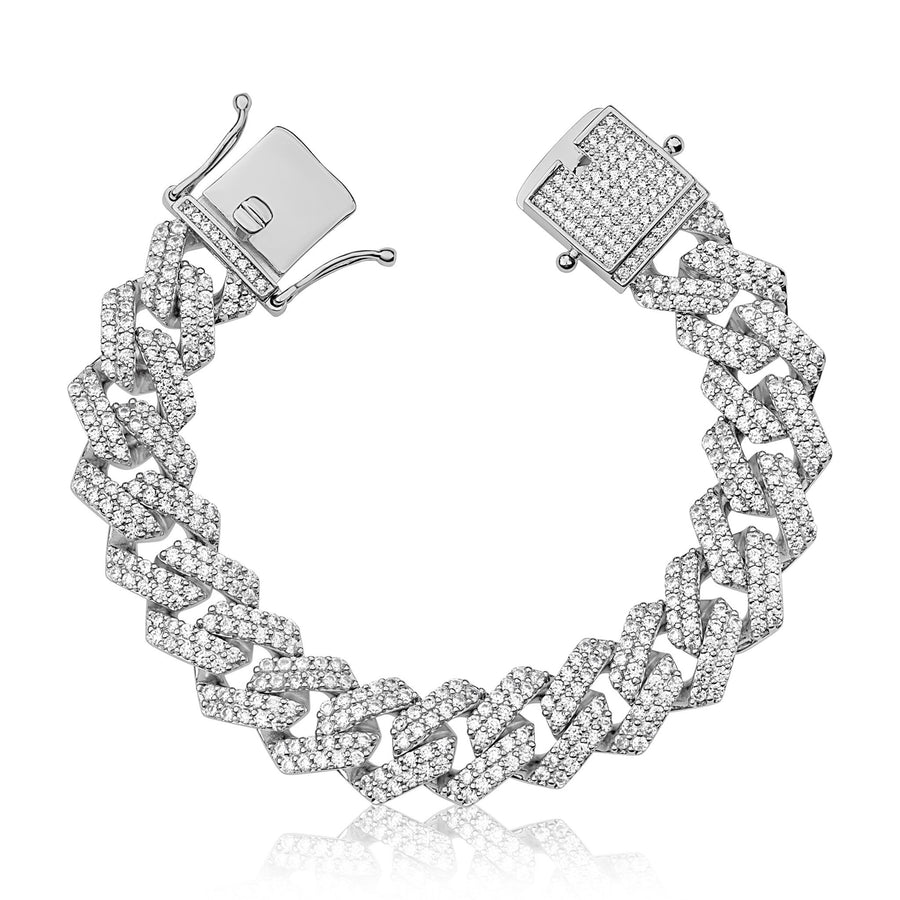 14 MM Diamond S-Link Bracelet