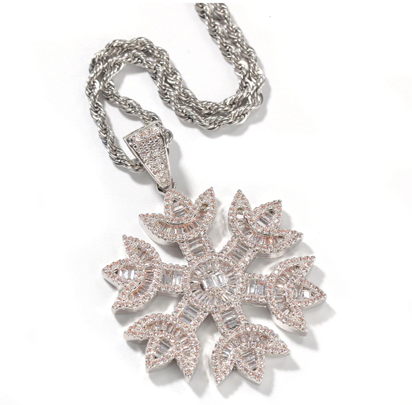 Silver Snowflake Pendant