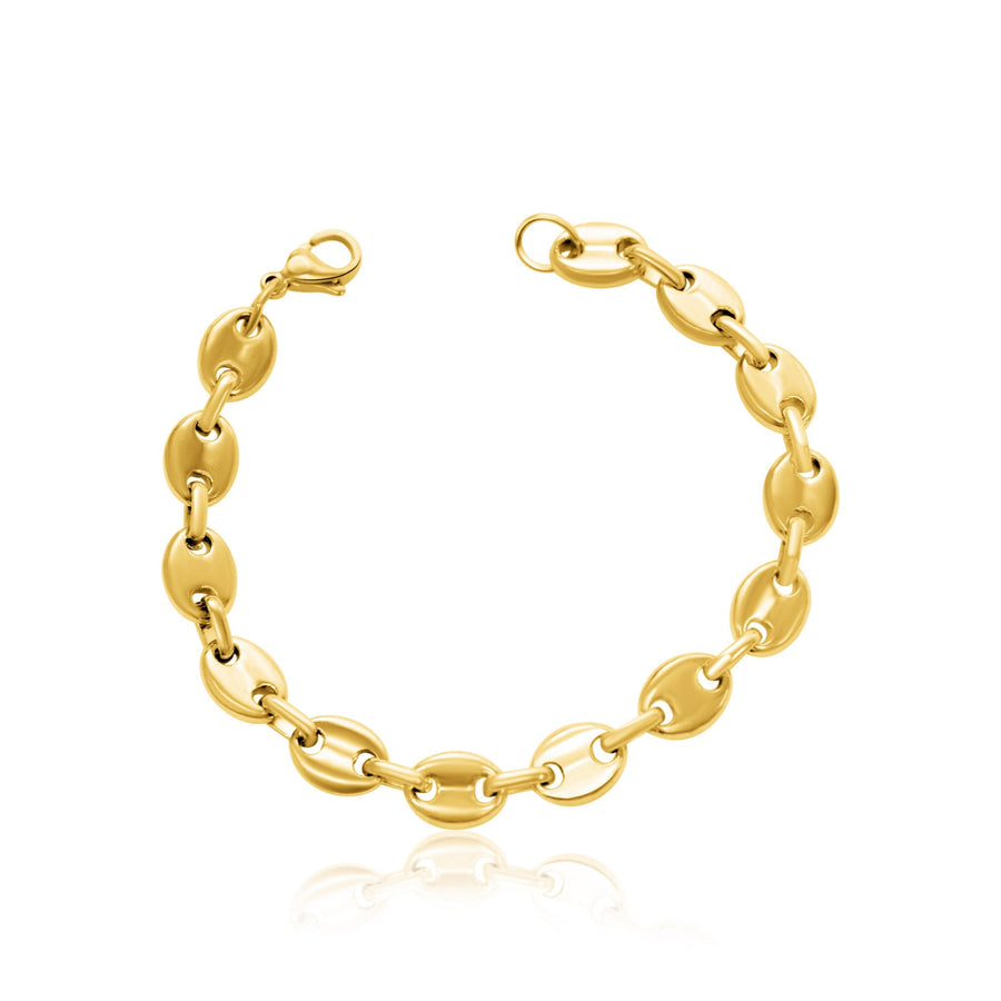 18K Gold Marine-link Bracelet