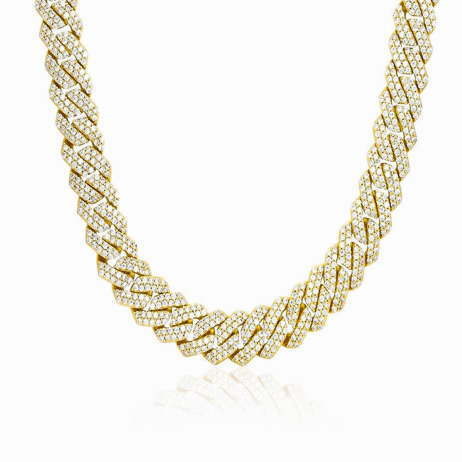 14 MM Diamond S-Link Necklace